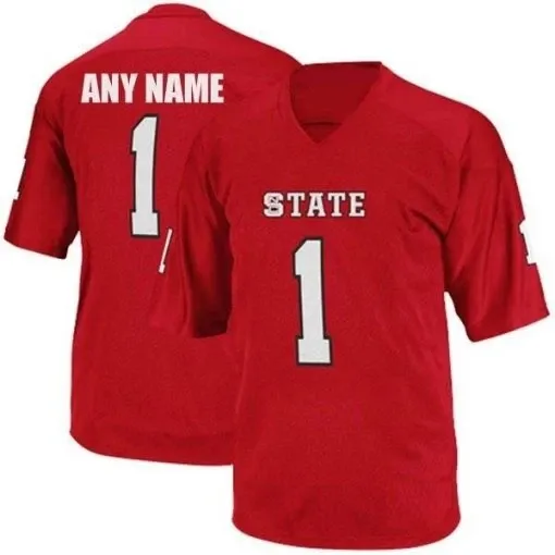 Men NC State Wolfpack Customizable College Football Jersey Jersey , NCAA jerseys
