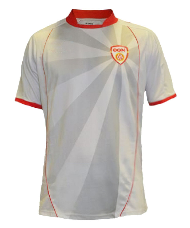 North Macedonia National Team 2021 Away Jersey / Custom Name & Number , Football Jersey , Football Jersey