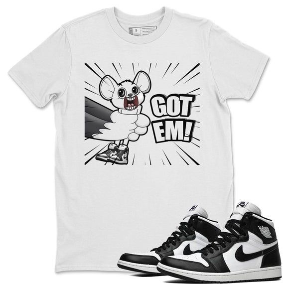 Air Jordan 1 Black White Sneaker Shirts And Sneaker Matching
