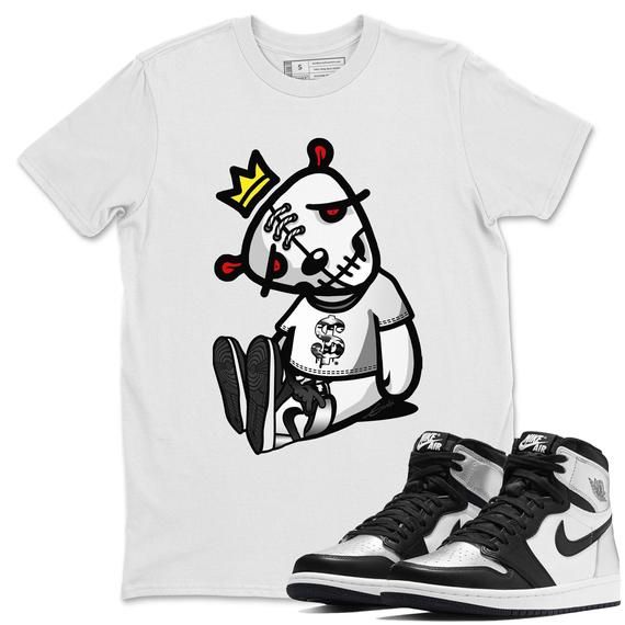 Air Jordan 1 Silver Toe Sneaker Shirts And Sneaker Matching