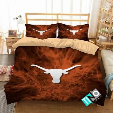 NCAA Texas Longhorns 1 Logo V 3D Personalized Customized Bedding Sets Duvet Cover Bedroom Set Bedset Bedlinen