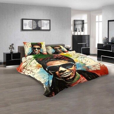 Famous Rapper Lil Wayne v 3D Customized Personalized  Bedding Sets