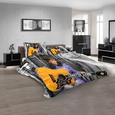 Famous Person Loretta Lynn n 3D Customized Personalized  Bedding Sets