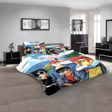 Anime Yuu Yuu Hakusho d 3D Customized Personalized  Bedding Sets
