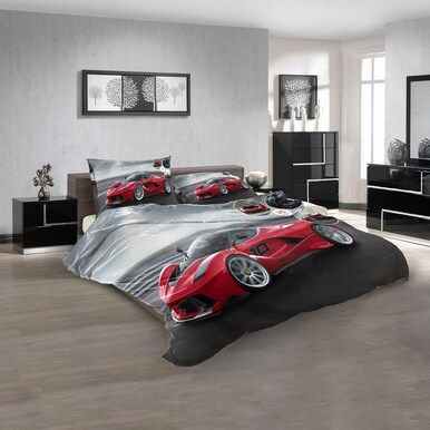 Super Car 2015 Ferrari FXX K n 3D Customized Personalized  Bedding Sets
