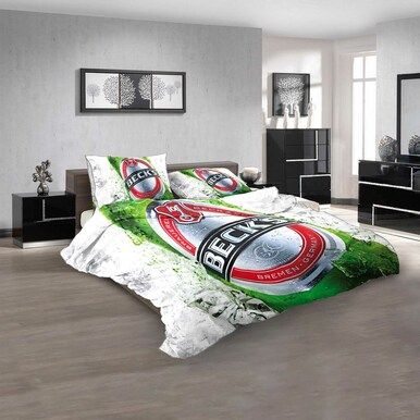 Beer Brand Beck&#x27;s 1V 3D Customized Personalized  Bedding Sets