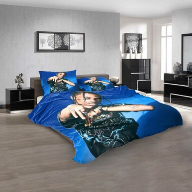 Famous Rapper Trav Scottv v 3D Customized Personalized Bedding Sets Bedding Sets