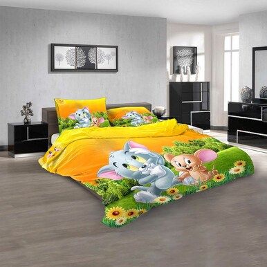 Cartoon Movies Tom &amp; Jerry Kids V 3D Customized Personalized  Bedding Sets
