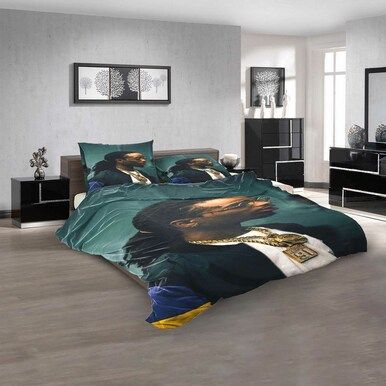 Famous Rapper Quavo d 3D Customized Personalized  Bedding Sets