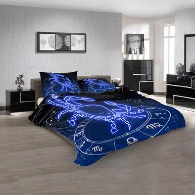 Zodiac Signs Cancer n 3D Customized Personalized  Bedding Sets