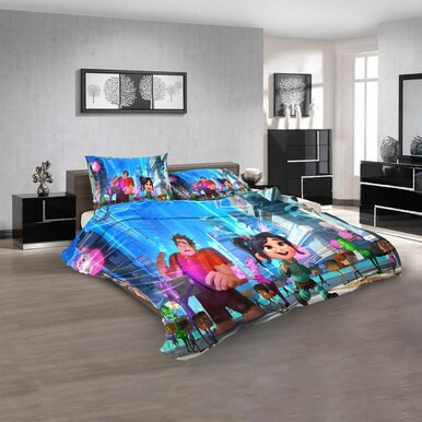 Netflix Movie Ralph Breaks the Internet Wreck-It Ralph 2 n 3D Customized Personalized  Bedding Sets