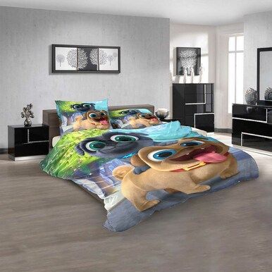 Cartoon Movies Puppy Dog Pals D 3D Customized Personalized Bedding Sets Bedding Sets