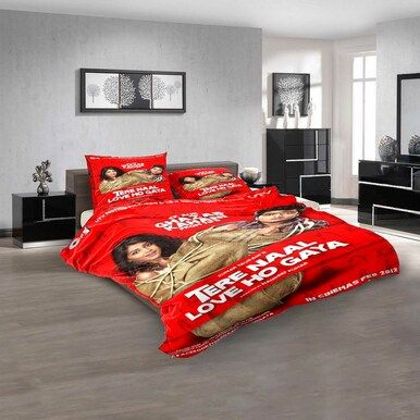 Netflix Movie Tere Naal Love Ho Gaya d 3D Customized Personalized  Bedding Sets