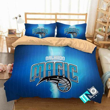 NBA Orlando Magic 2 Logo 3D Personalized Customized Bedding Sets Duvet Cover Bedroom Set Bedset Bedlinen N