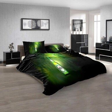 Beer Brand Heinekennternational 2N 3D Customized Personalized Bedding Sets Bedding Sets