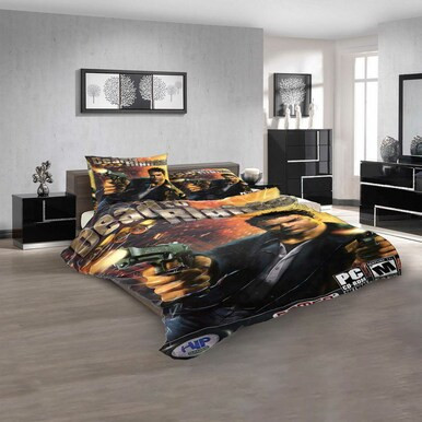 Dead to Rights PS2 GAME D 3D Customized Personalized  Bedding Sets
