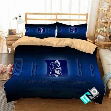 NCAA Duke Blue Devils 4 Logo N 3D Personalized Customized Bedding Sets Duvet Cover Bedroom Set Bedset Bedlinen