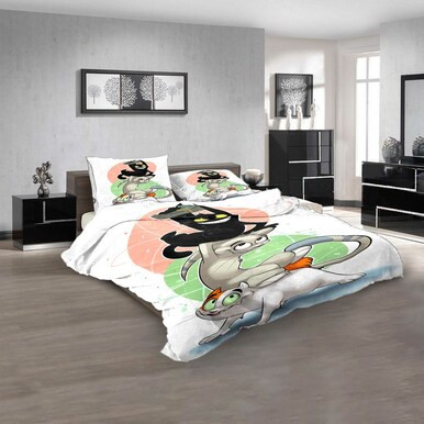 Cartoon Movies catscratch D 3D Customized Personalized  Bedding Sets
