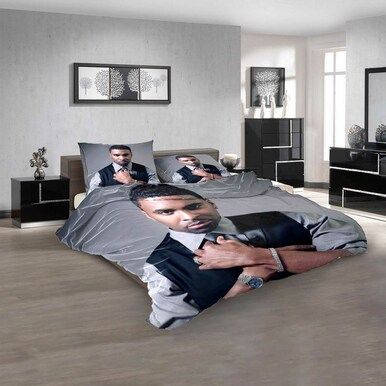 Famous Rapper Ginuwine V 3D Customized Personalized  Bedding Sets