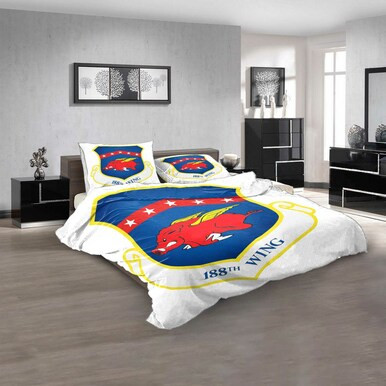 Firefighter 188th Fighter Wing Fire Department 3D Customized Personalized  Bedding Sets
