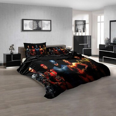 Cartoon Movies Justice League N 3D Customized Personalized Bedding Sets Bedding Sets
