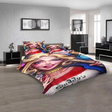 Cartoon Movies Harley Quinn D 3D Customized Personalized Bedding Sets Bedding Sets