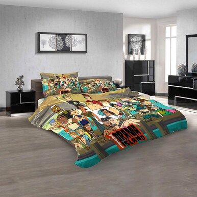 Cartoon Movies Total Drama n 3D Customized Personalized  Bedding Sets