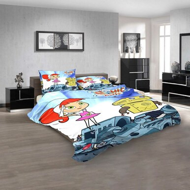 Cartoon Movies Atomic Betty D 3D Customized Personalized  Bedding Sets