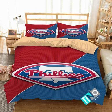 MLB Philadelphia Phillies 2 Logo 3D Personalized Customized Bedding Sets Duvet Cover Bedroom Set Bedset Bedlinen