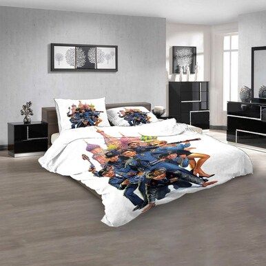 Cartoon Movies police academy cartoon D 3D Customized Personalized  Bedding Sets