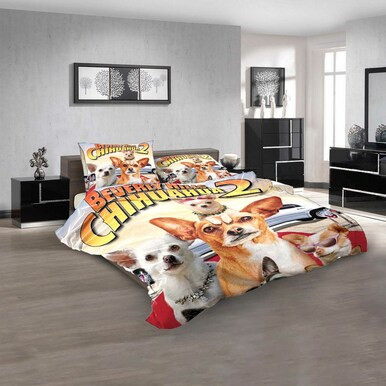 Movie Beverly Hills Chihuahua V 3D Customized Personalized Bedding Sets Bedding Sets