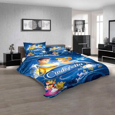 Disney Movies Cinderella (1950) D 3D Customized Personalized  Bedding Sets