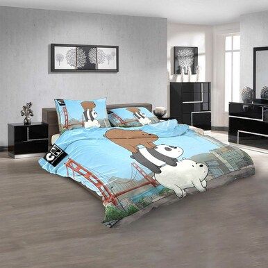 Cartoon Movies We Bare Bears N 3D Customized Personalized  Bedding Sets