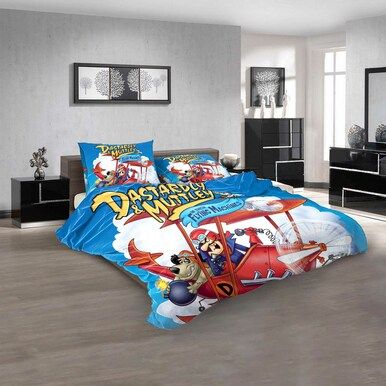 Cartoon Movies Dastardly and Muttley in Their N 3D Customized Personalized  Bedding Sets