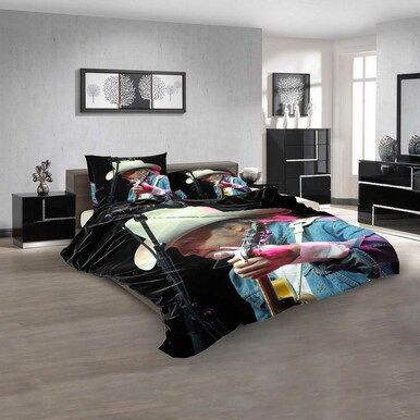 Famous Person Dwight Yoakam d 3D Customized Personalized  Bedding Sets