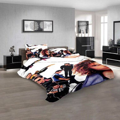 Musical Artists &#x27;80s INXS 2D 3D Customized Personalized  Bedding Sets