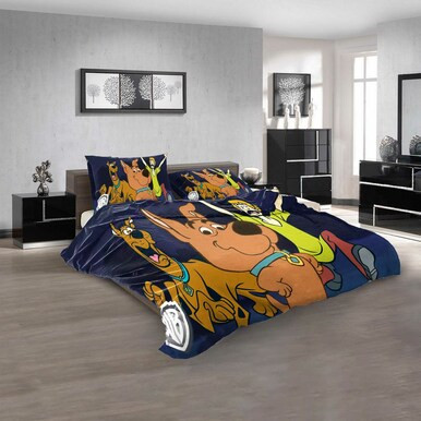 Cartoon Movies The Scooby Scrappy Doo Puppy N 3D Customized Personalized Bedding Sets Bedding Sets
