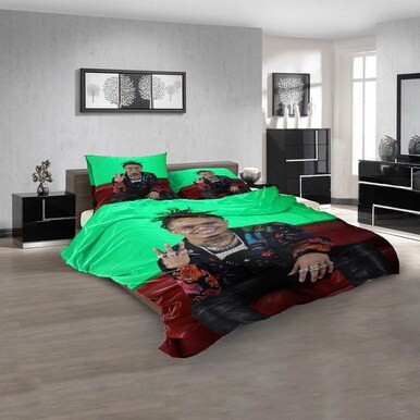 Famous Rapper Lil Pump D 3D Customized Personalized Bedding Sets Bedding Sets