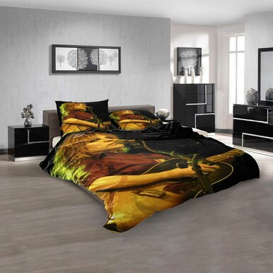 Famous Person Lucinda Williams d 3D Customized Personalized  Bedding Sets
