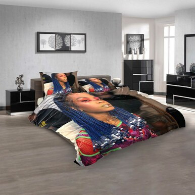 Famous Rapper Rico Nasty V 3D Customized Personalized Bedding Sets Bedding Sets