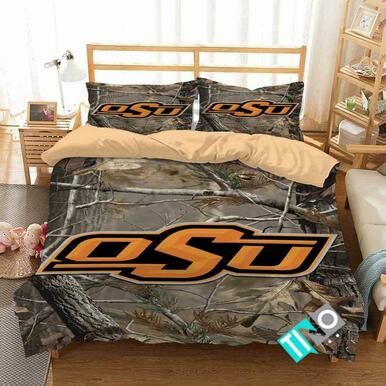 NCAA Oklahoma State Cowboys 1 Logo D 3D Personalized Customized Bedding Sets Duvet Cover Bedroom Set Bedset Bedlinen