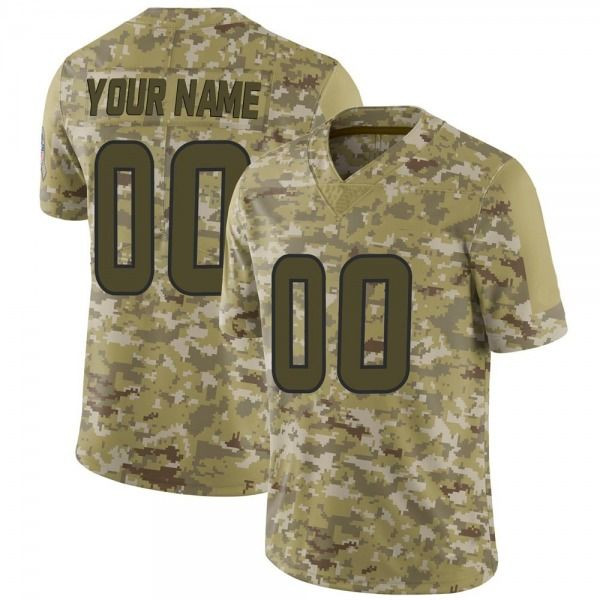 Custom Nfl Jersey, Youth Houston Texans Custom 2018 Salute to Service Jersey - Camo Limited