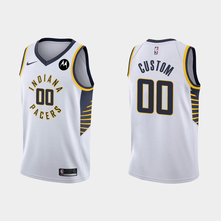 Indiana Pacers Custom #00 Association Edition White Jersey Swingman - Youth
