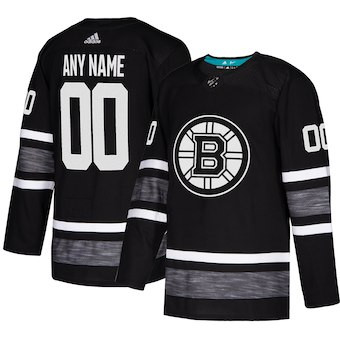 Youth's Boston Bruins  Black 2019 NHL All-Star Game Parley  Custom Jersey