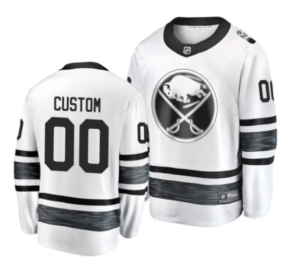 Buffalo Sabres Custom White 2019 NHL All-Star Jersey - Youth