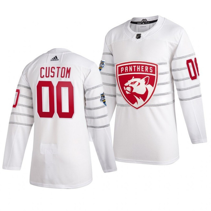 Men's Custom Florida Panthers Jersey, Florida Panthers Custom 00 2020 NHL All-Star Game White Jersey