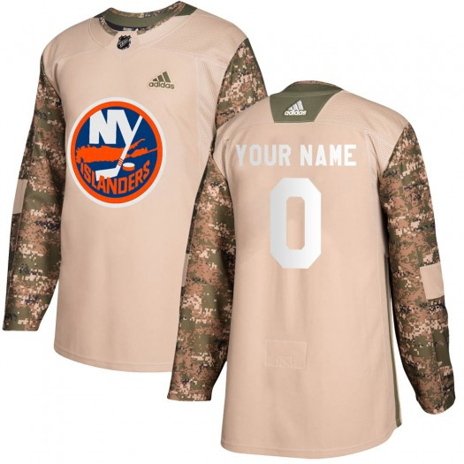 Youth  New York Islanders Customized  Camo Veterans Day Practice Jersey