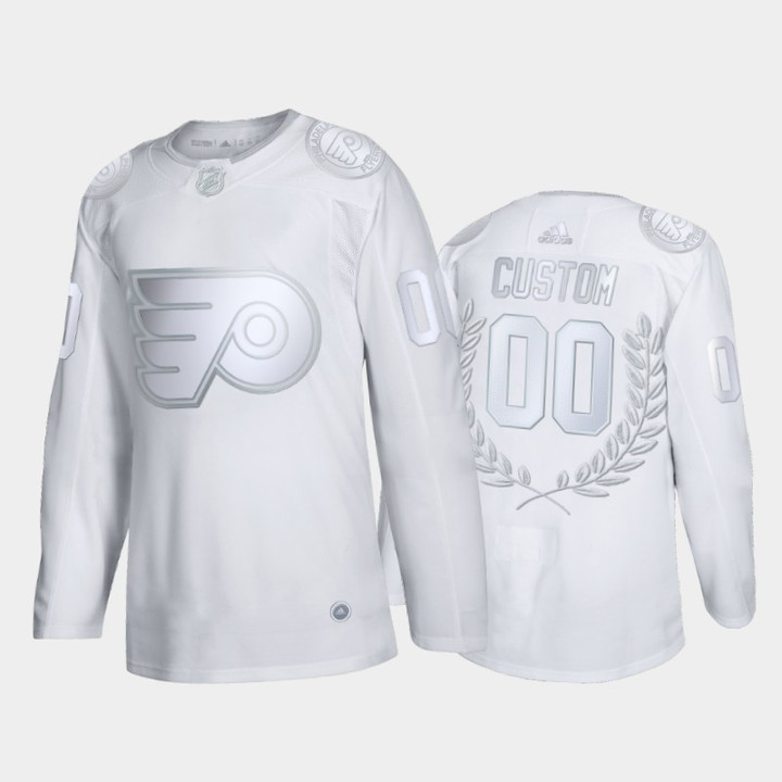 Philadelphia Flyers Custom #00 Glory Awards Collection White Jersey - Youth