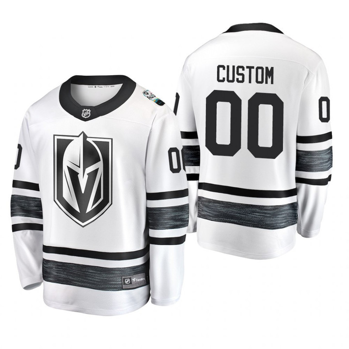 Vegas Golden Knights Custom #00 2019 NHL All-Star Replica Player White Jersey Mens