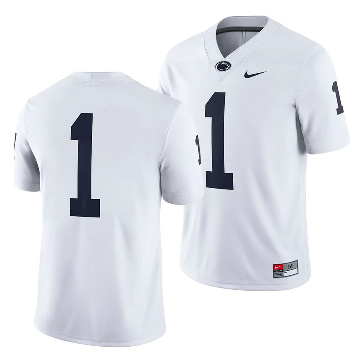 Custom Penn State Football Jersey, White College Football Game Jersey Youth